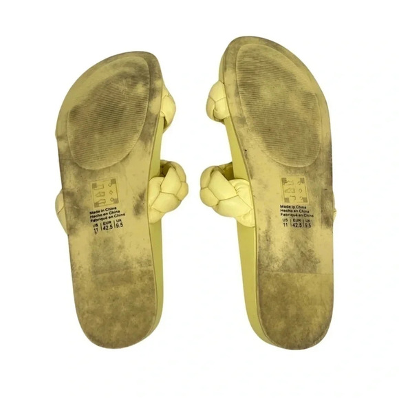 Rachel  Zoe Emilie Braided Sandals | Yellow | Size 11 - Picture 5 of 11